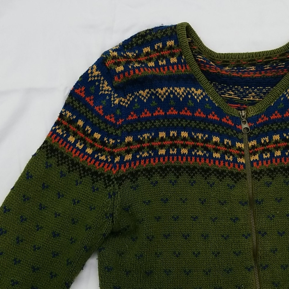 Zip Up Knitted Sweater